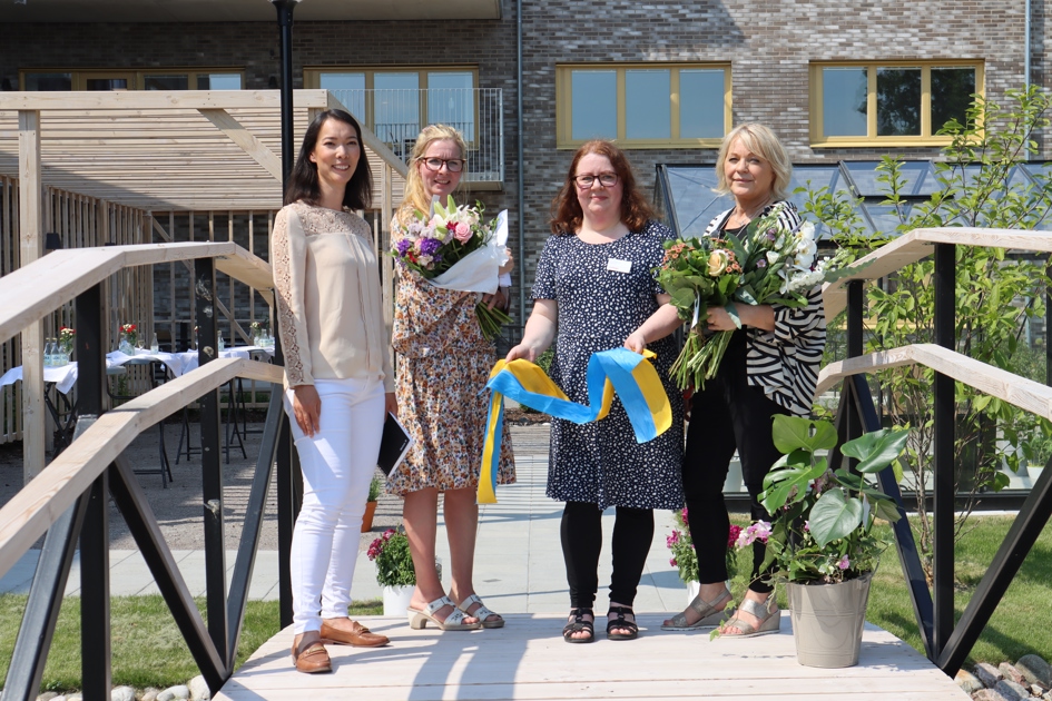 Katarina Fu Affärsområdeschef Vectura, Majo Kuusikoski Kommunalråd Eskilstuna kommun, Lisa Grönlund Reginonchef Vardaga, Päivi Acksten Verksamhetschef Vardaga