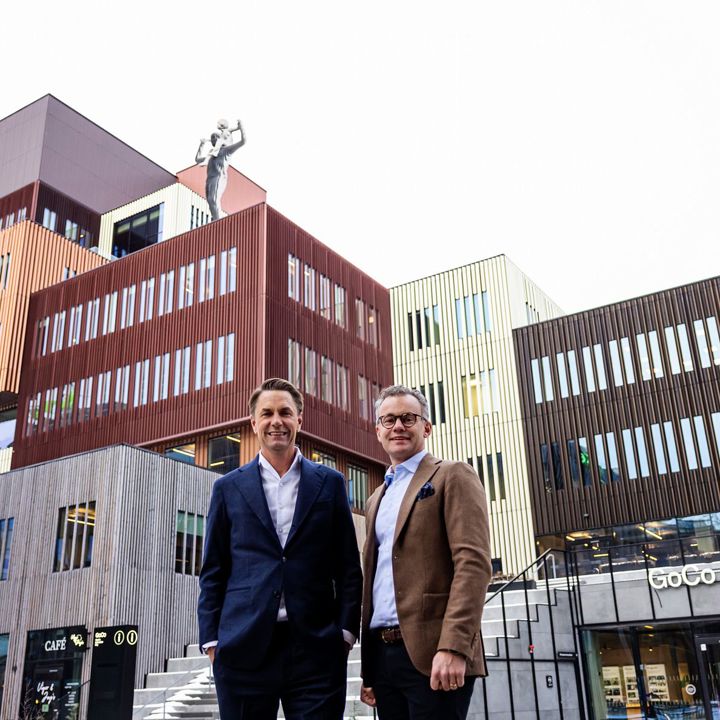 Jacob Torell, vd Next Step Group och Joel Ambré, vd Vectura